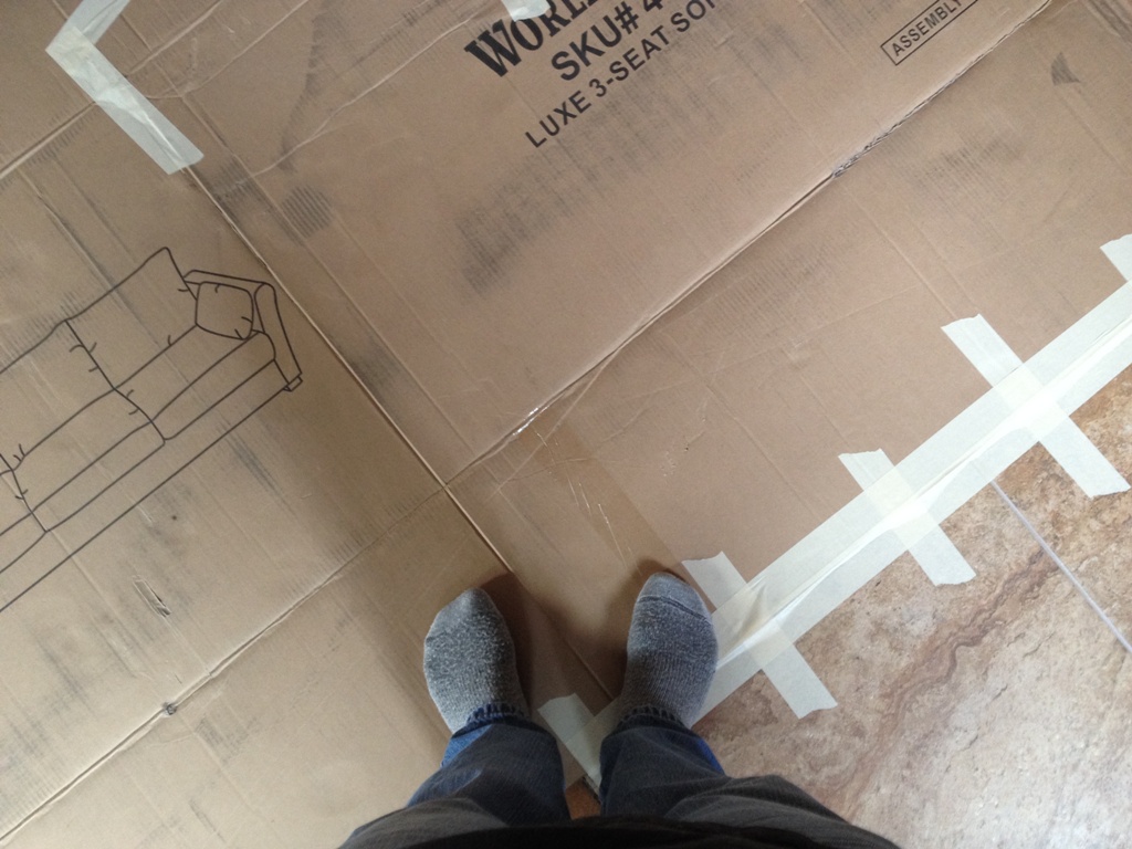 Cardboard Flooring